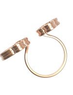 Кольцо из золота c ониксом и перламутром