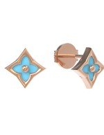 Серьги из золота c бирюзой