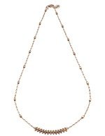 Колье из розового золота