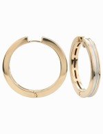 Серьги из золота c рубином