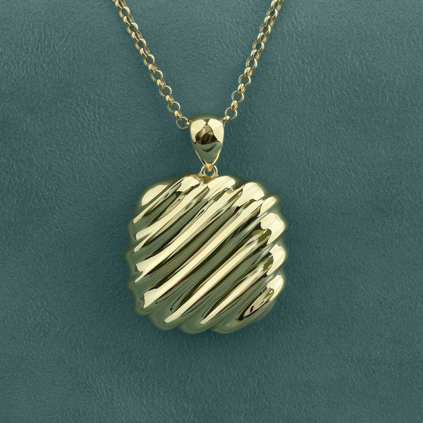 Подвеска из лимонного золота 585 пробы