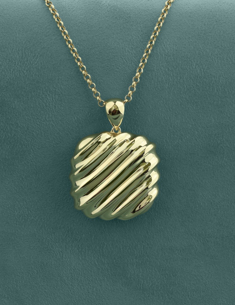 Подвеска из лимонного золота