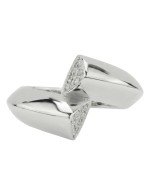 Кольцо из белого золота c бриллиантами