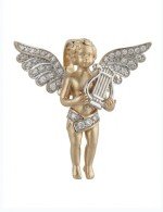 Подвеска из золота c фианитом