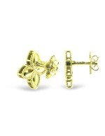 Серьги из лимонного золота