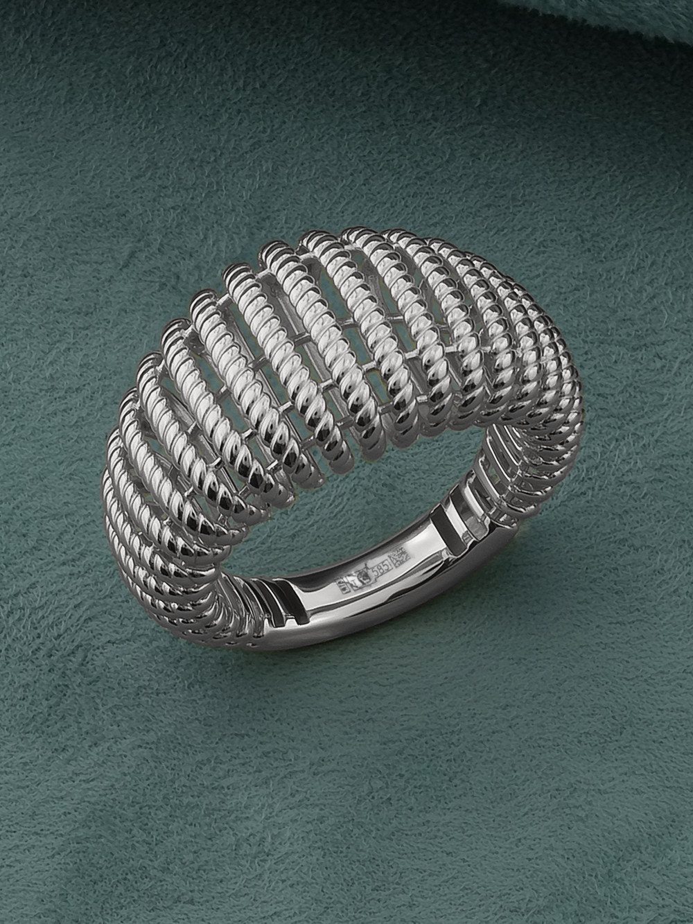 Кольцо из белого золота 585 пробы