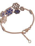 Браслет из золота c лазуритом и перламутром