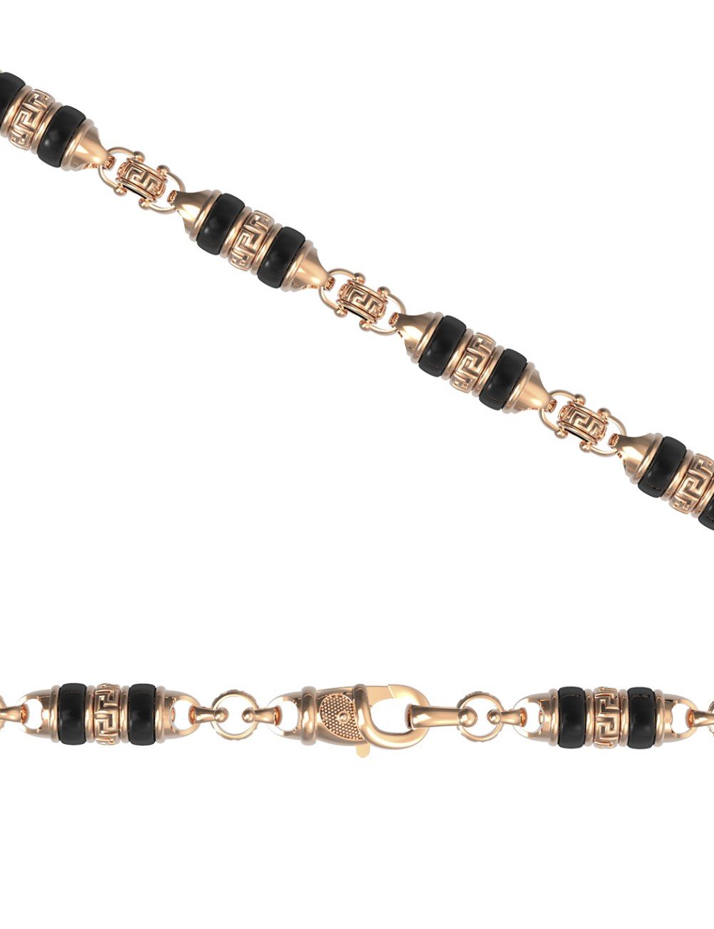 Цепь из золота c ониксом