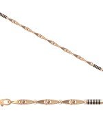 Цепь из золота c эмалью