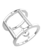 Кольцо из белого золота c бриллиантами