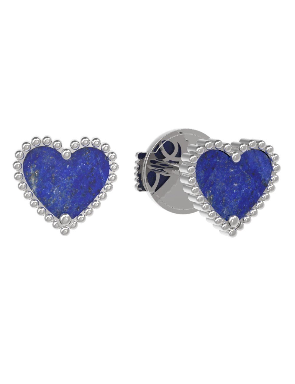Серьги из белого золота 585 пробы
