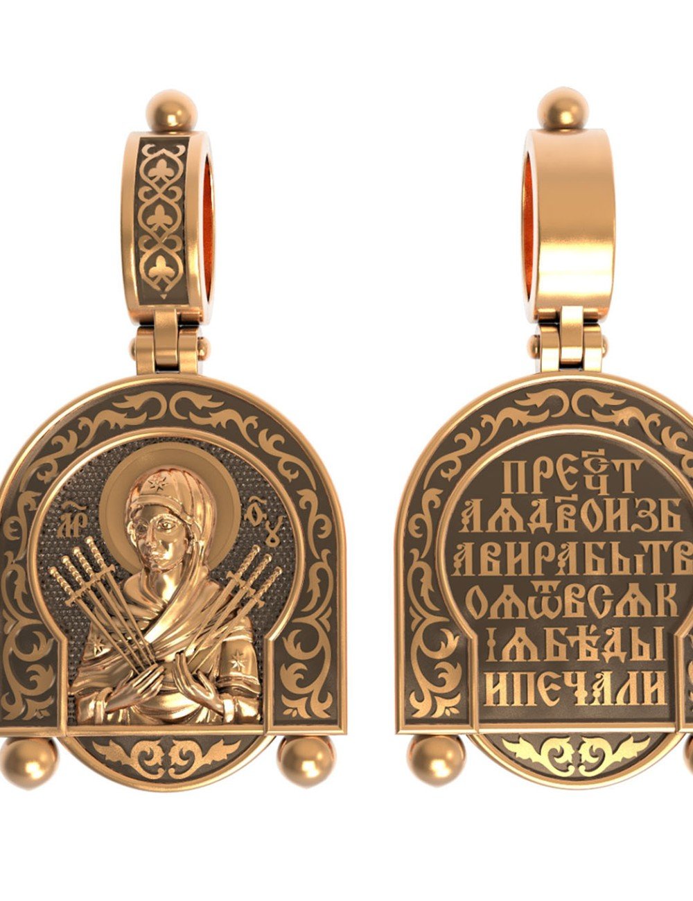 Образок из золота