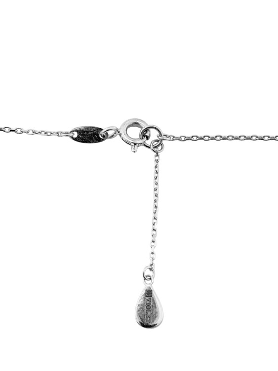 Колье из белого золота 585 пробы c бриллиантами