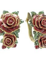 Серьги из лимонного золота