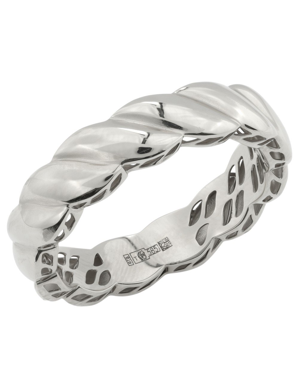 Кольцо из белого золота