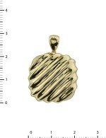 Подвеска из лимонного золота