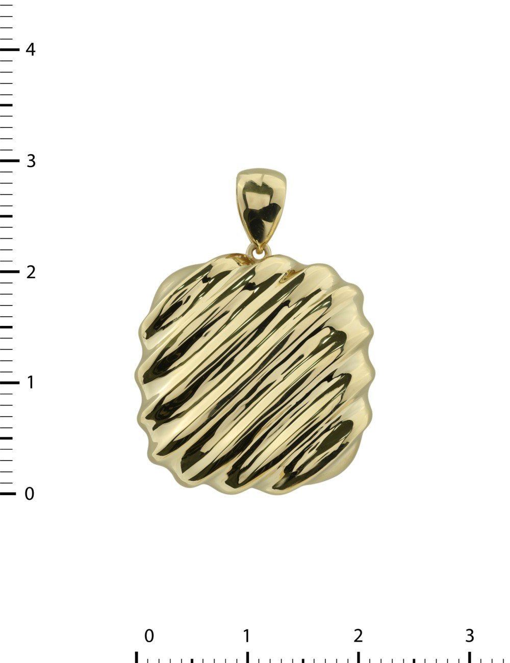 Подвеска из лимонного золота