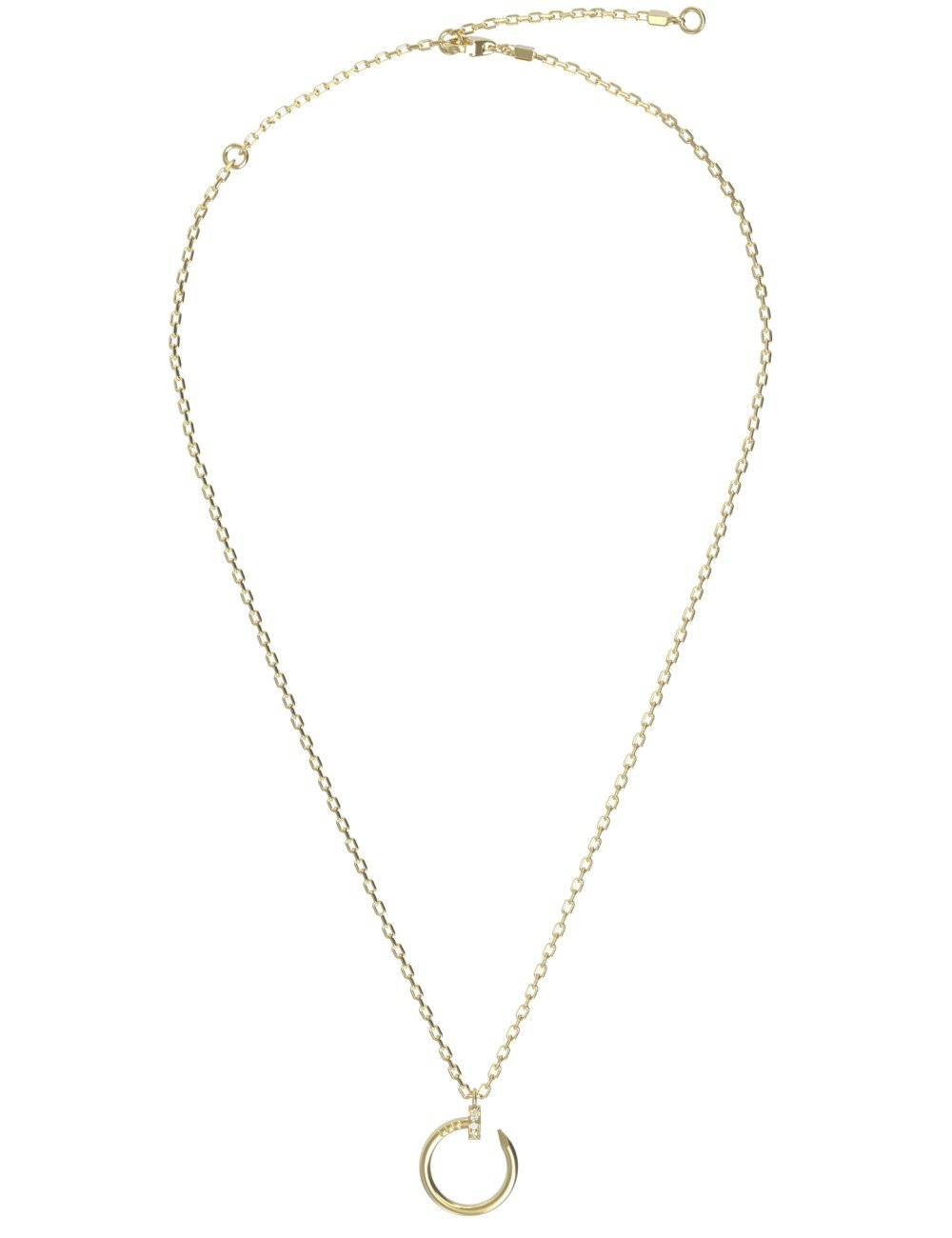 Колье из лимонного золота c бриллиантами