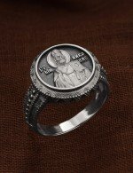 Кольцо из белого золота