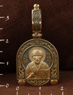 Образок из лимонного золота