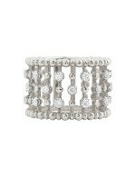 Кольцо из белого золота c бриллиантами