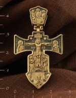 Крест из лимонного золота