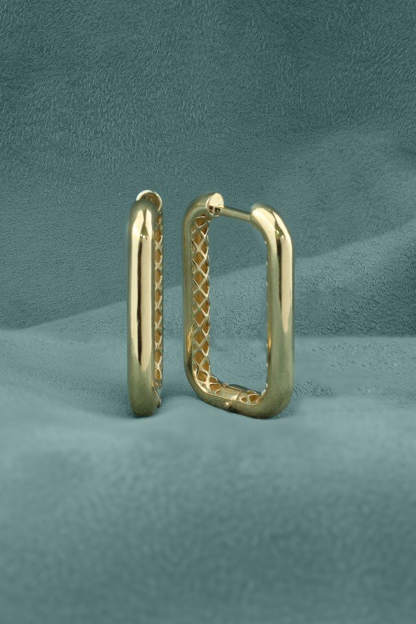 Серьги из лимонного золота