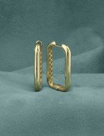 Серьги из лимонного золота