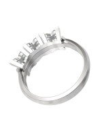 Кольцо из белого золота c бриллиантами