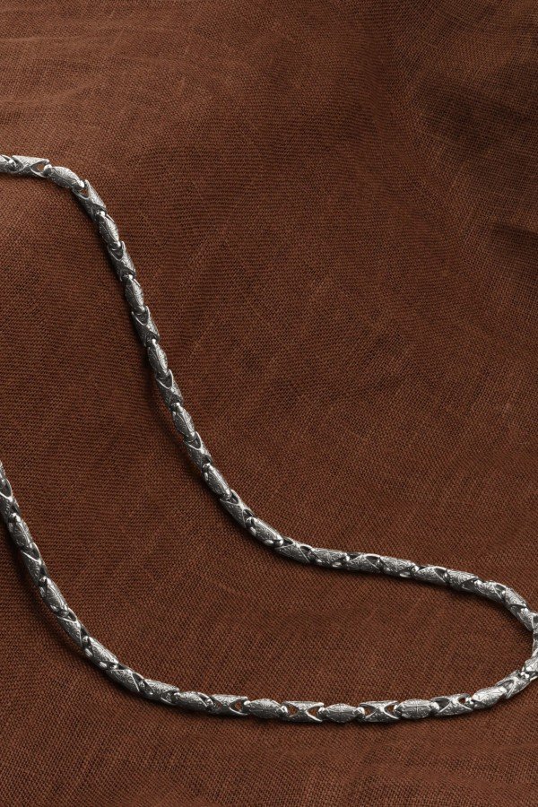 Цепь из белого золота