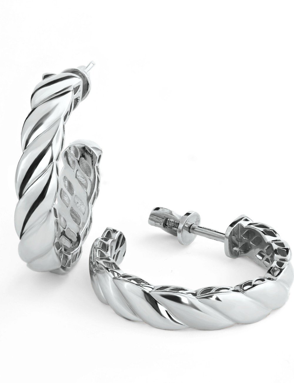 Серьги из белого золота 585 пробы