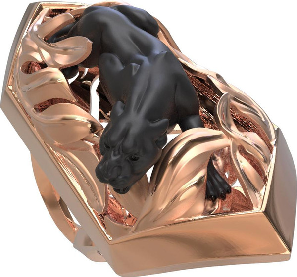 Кольцо из красного золота 585 пробы