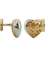 Серьги из лимонного золота