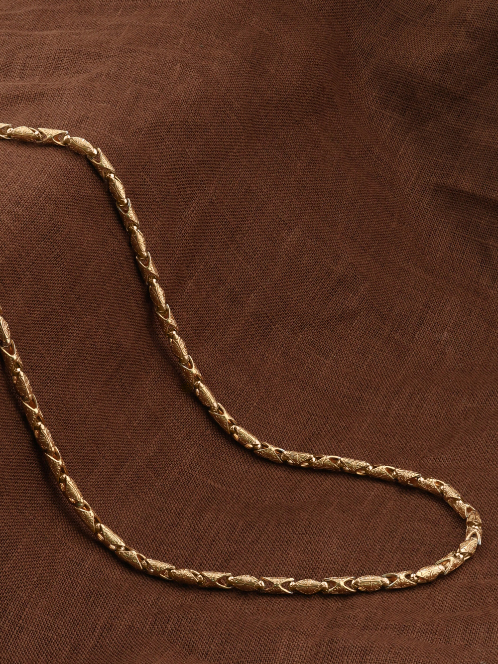 Цепь из красного золота 585 пробы