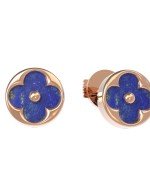 Серьги из золота c лазуритом