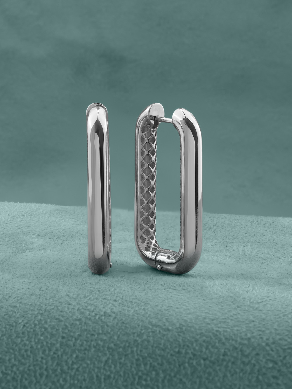 Серьги из белого золота 585 пробы