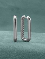 Серьги из белого золота