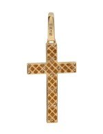 Крест из золота c бриллиантами