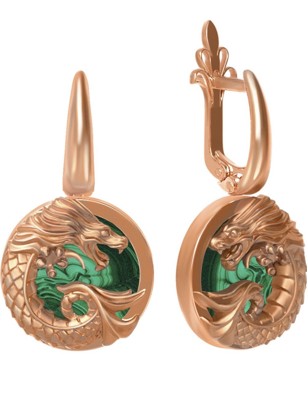 Серьги из золота 585 пробы