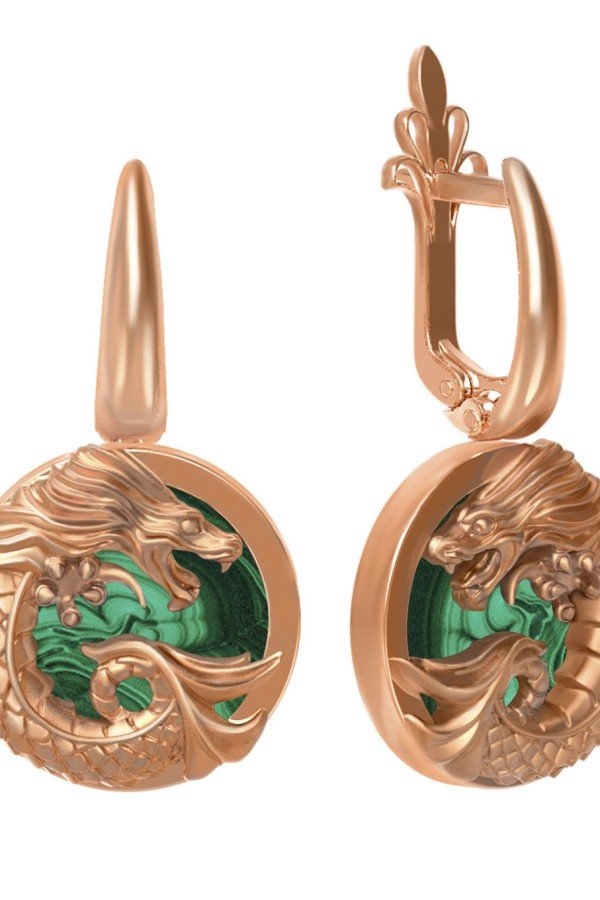 Серьги из золота 585 пробы