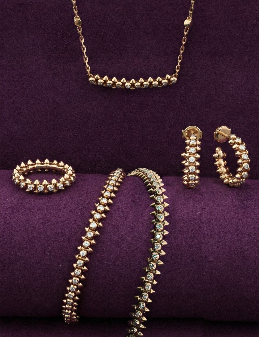 Колье из золота c бриллиантами