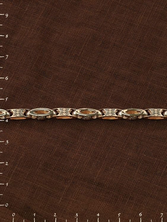 Цепь из красного золота 585 пробы