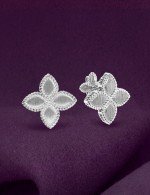 Серьги из белого золота