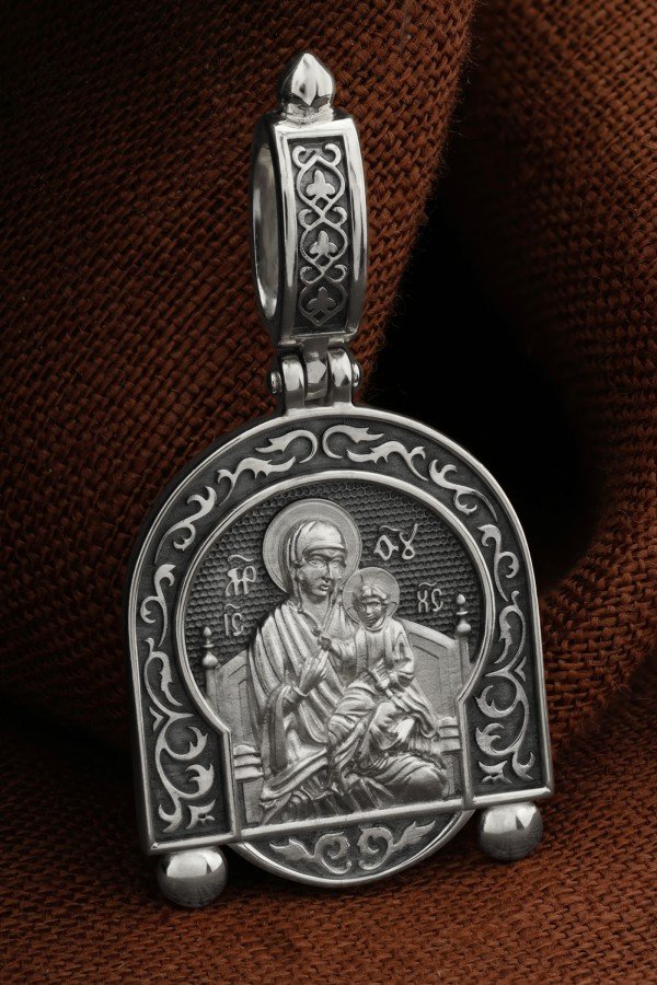 Образок из белого золота