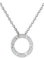 Колье из белого золота c бриллиантами