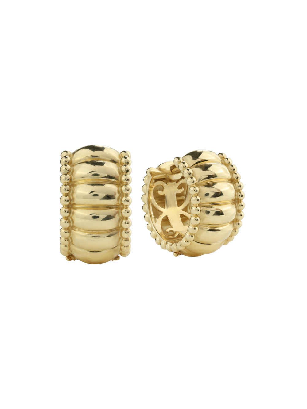 Серьги из лимонного золота 585 пробы