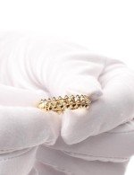 Кольцо из лимонного золота