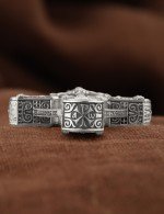 Крест из белого золота