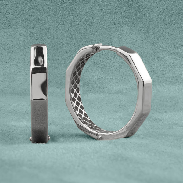 Серьги из белого золота 585 пробы