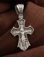 Крест из белого золота